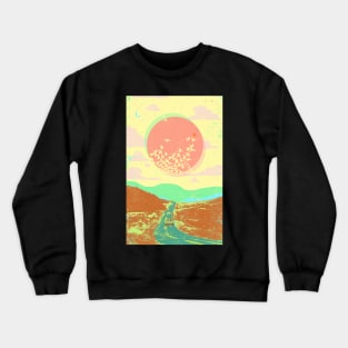 SERENE HIGHWAY Crewneck Sweatshirt